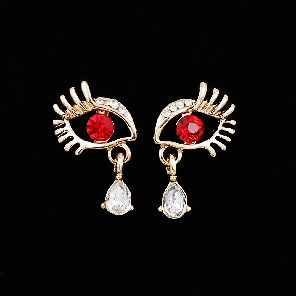 Diamond Encrusted Fruit Animal Earrings for Women