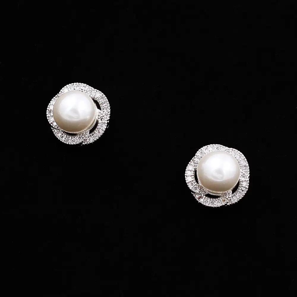 Diamond Encrusted Fruit Animal Earrings for Women