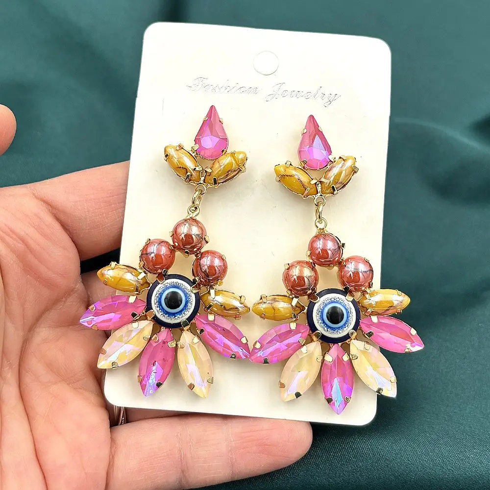Diamond Encrusted Fruit Animal Earrings for Women
