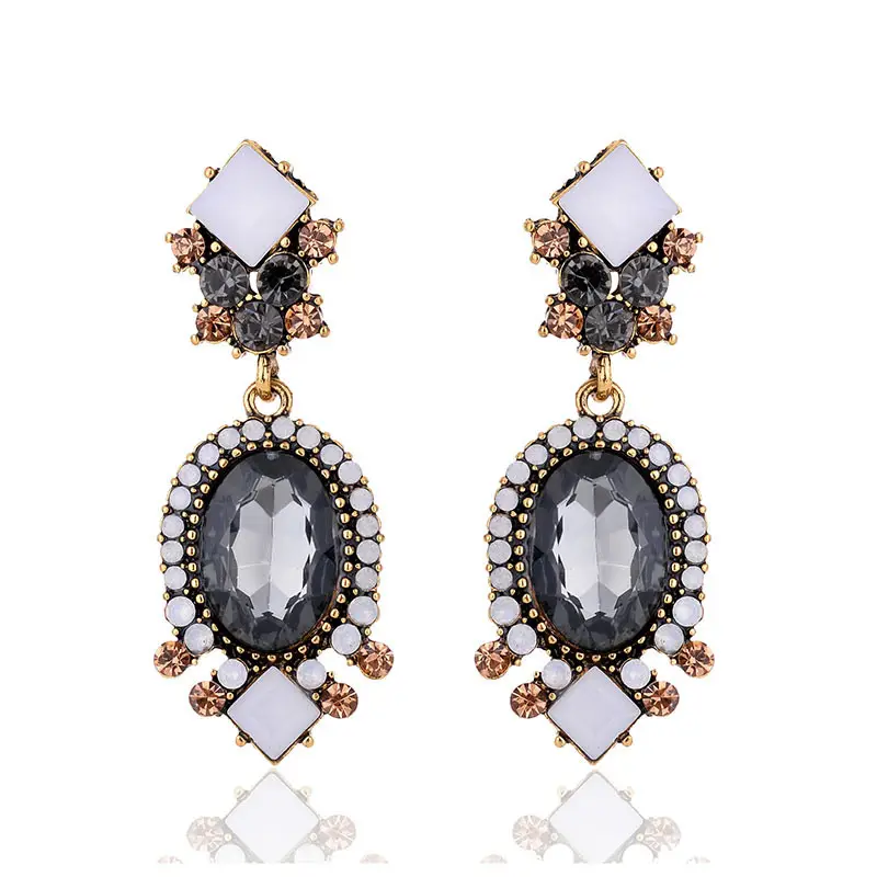 Diamond Encrusted Fruit Animal Earrings for Women