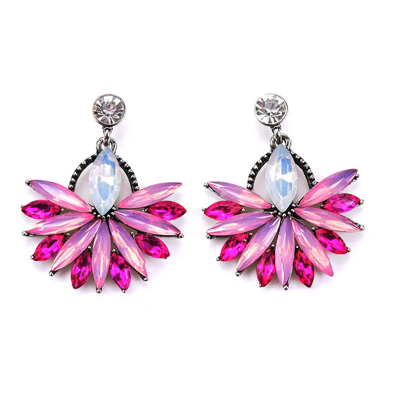 Diamond Encrusted Fruit Animal Earrings for Women