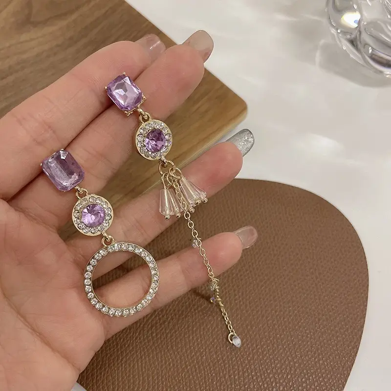 Diamond Encrusted Fruit Animal Earrings for Women