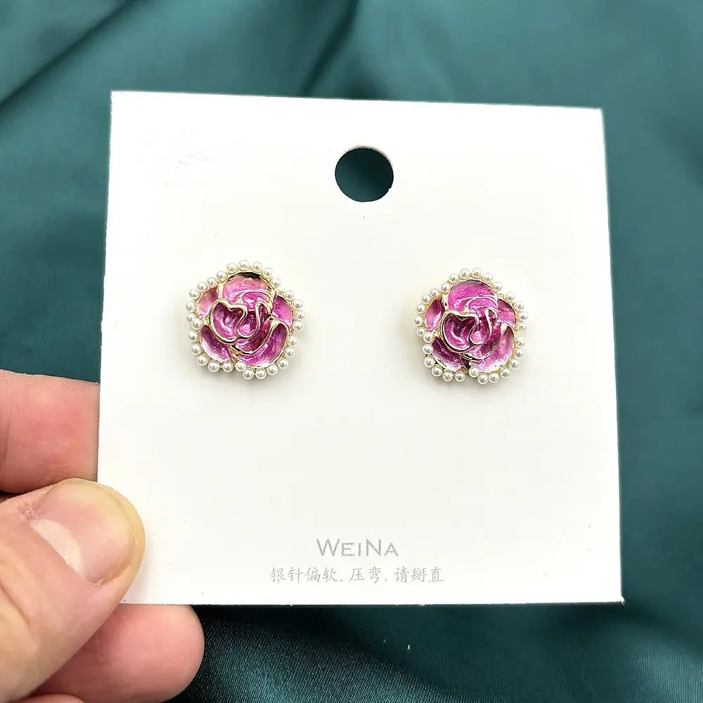Diamond Encrusted Fruit Animal Earrings for Women
