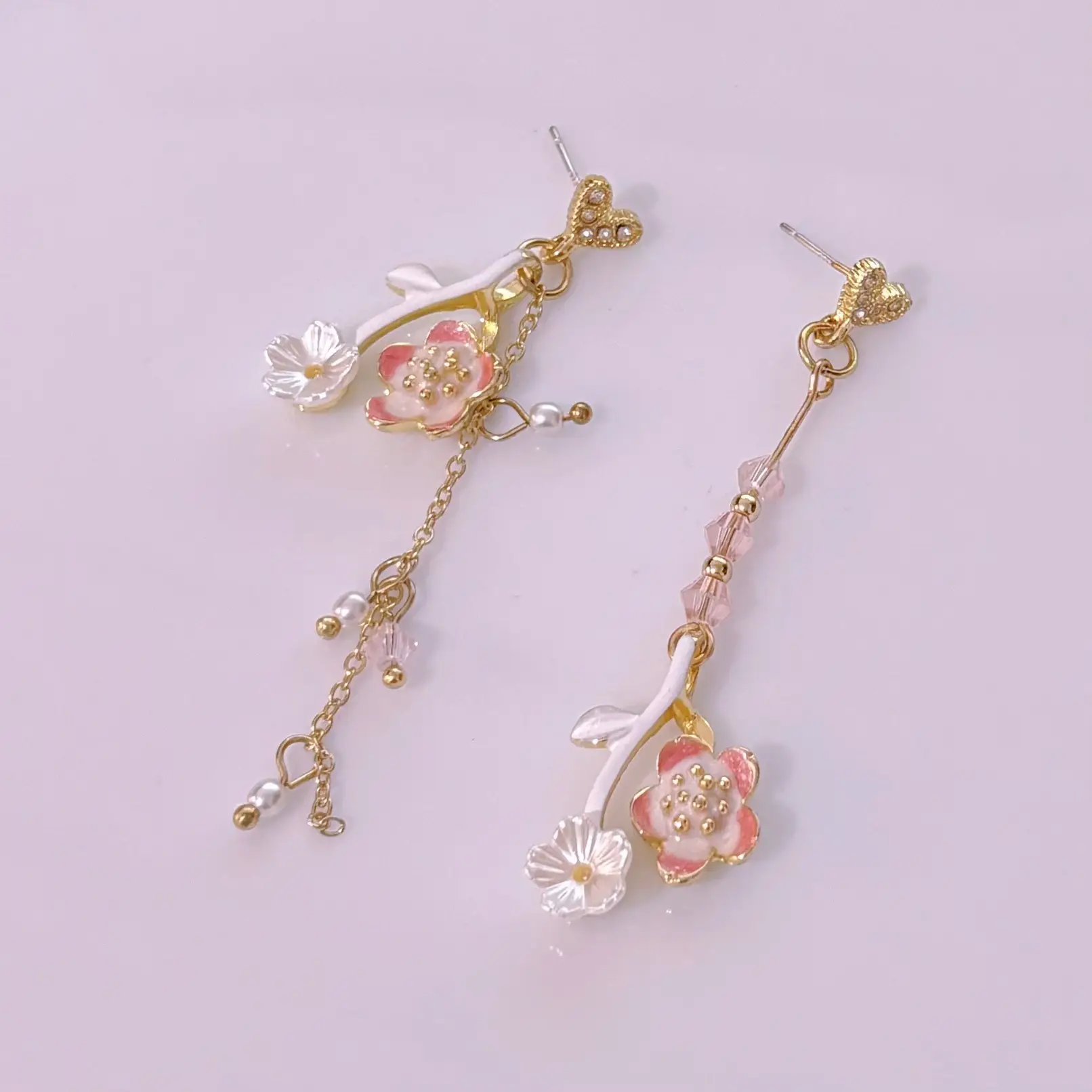 Diamond Encrusted Fruit Animal Earrings for Women