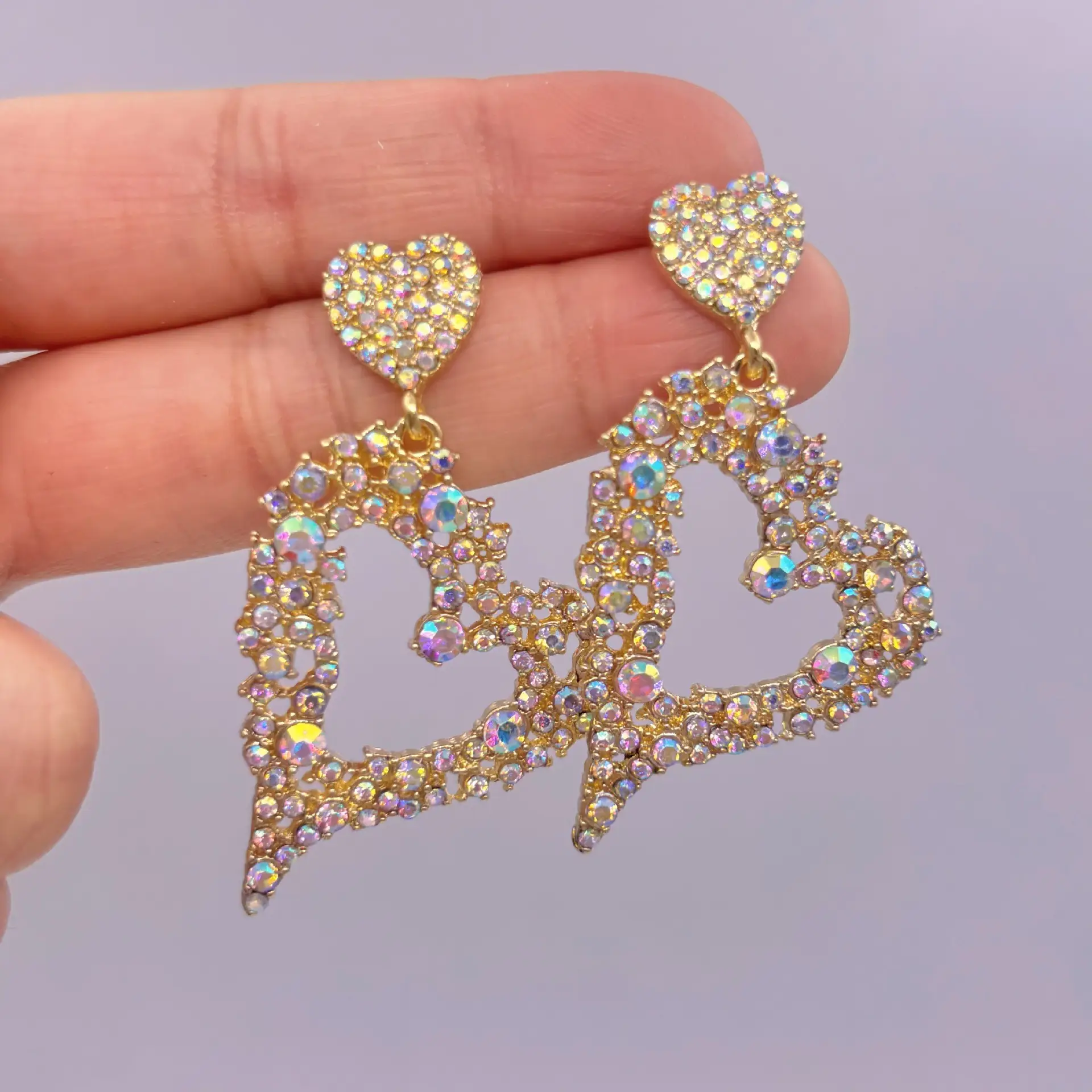 Diamond Encrusted Fruit Animal Earrings for Women