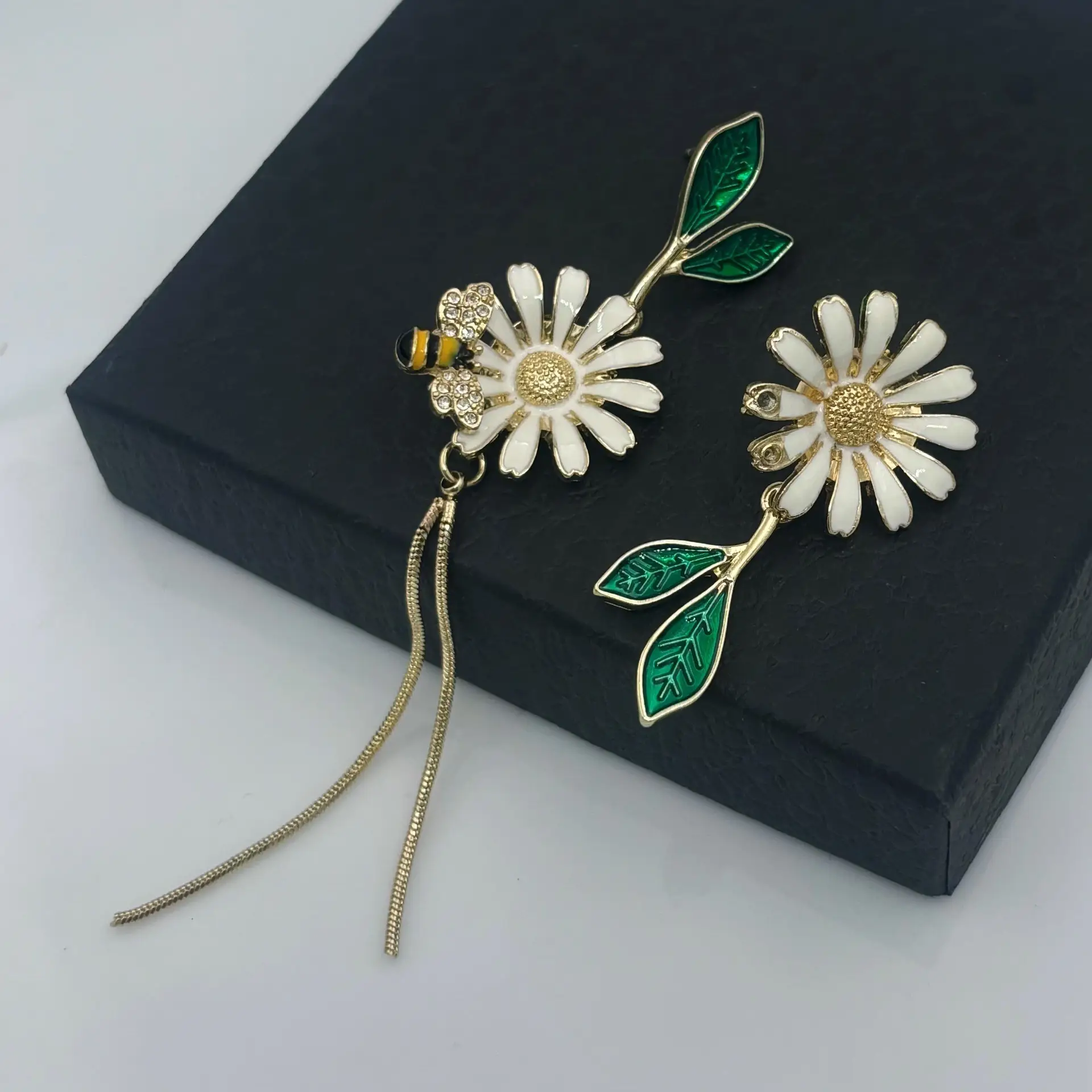 Diamond Encrusted Fruit Animal Earrings for Women