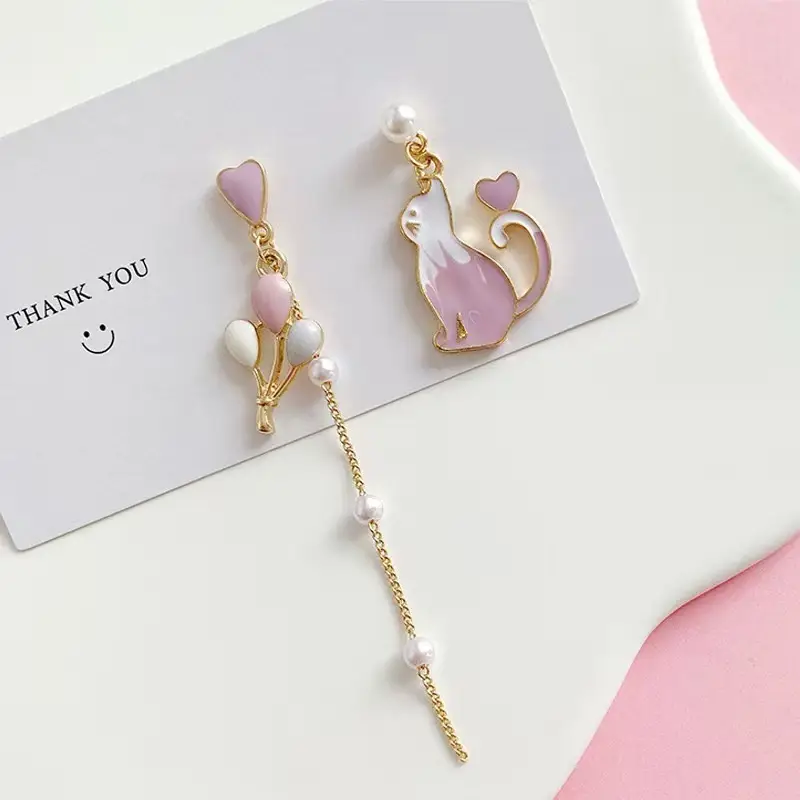 Diamond Encrusted Fruit Animal Earrings for Women