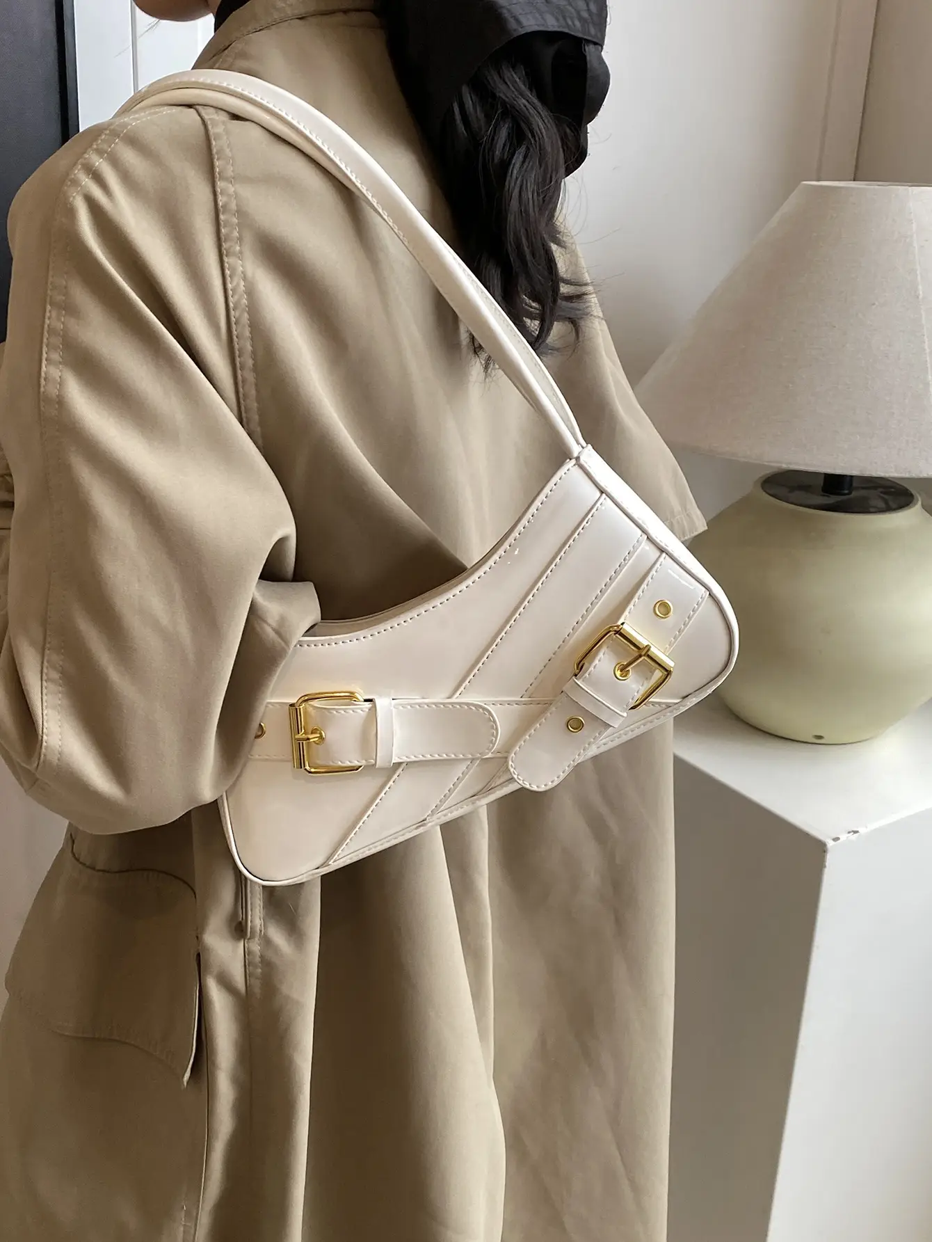 Women's Red Underarm Biker Bag 2025 New - Image 7