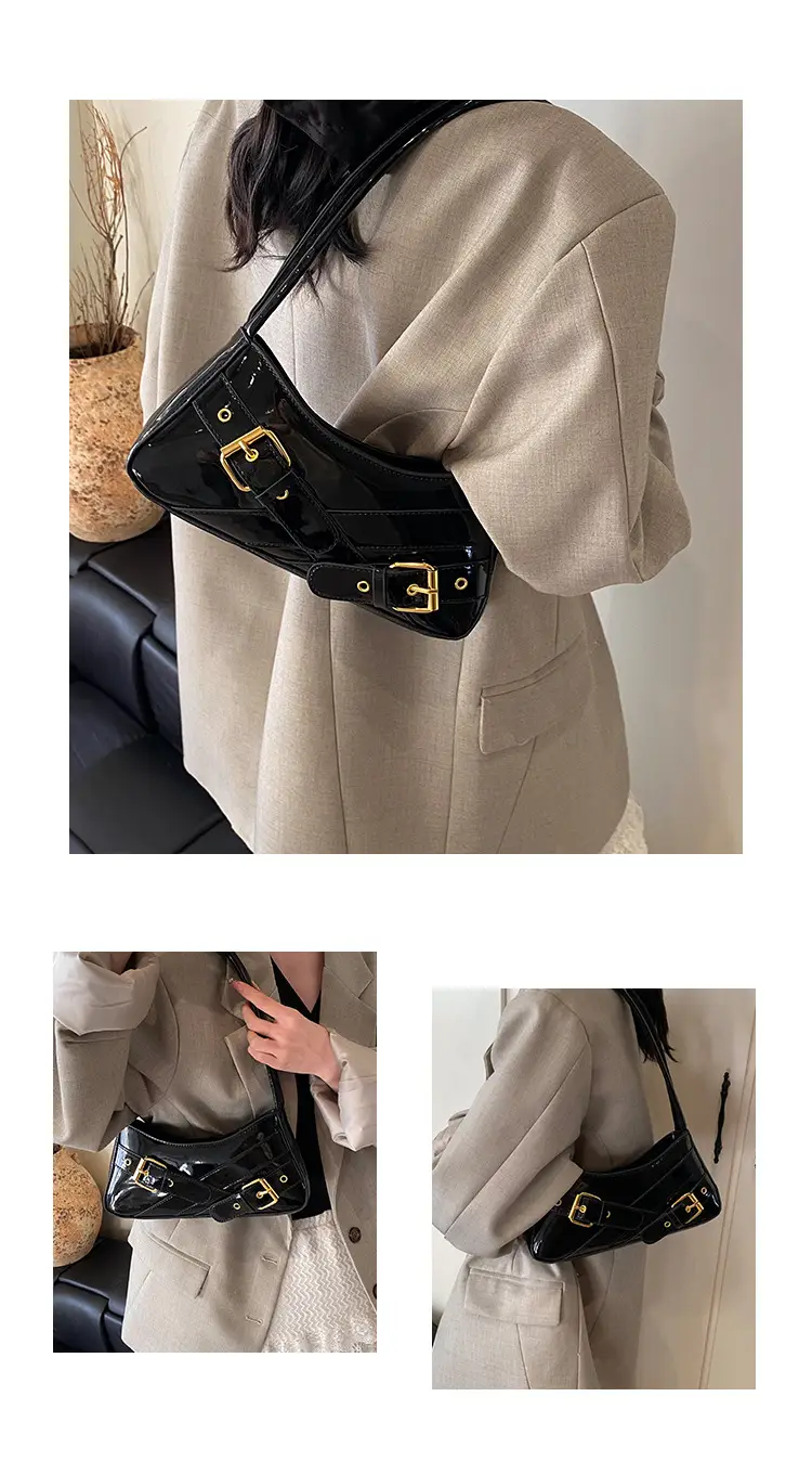 Women's Red Underarm Biker Bag 2025 New — feature 10