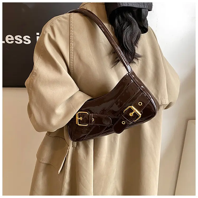 Women's Red Underarm Biker Bag 2025 New — feature 34
