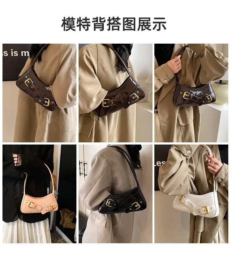 Women's Red Underarm Biker Bag 2025 New — feature 5