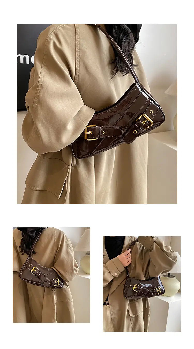 Women's Red Underarm Biker Bag 2025 New — feature 8