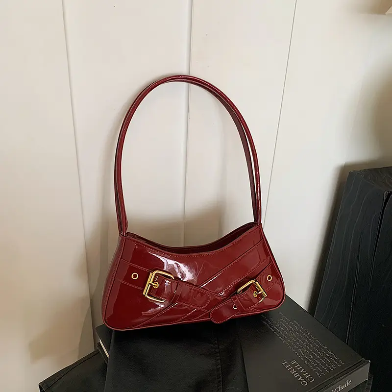 Women's Red Underarm Biker Bag 2025 New - Image 3