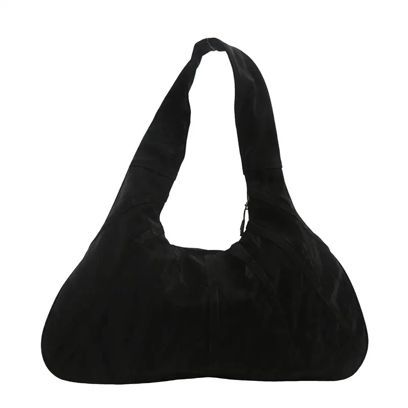Brown Pleated Shoulder Bag for Women Commute - Image 9