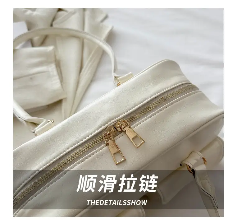 Green Leather Shoulder Bag with Butterfly Charm — feature 6