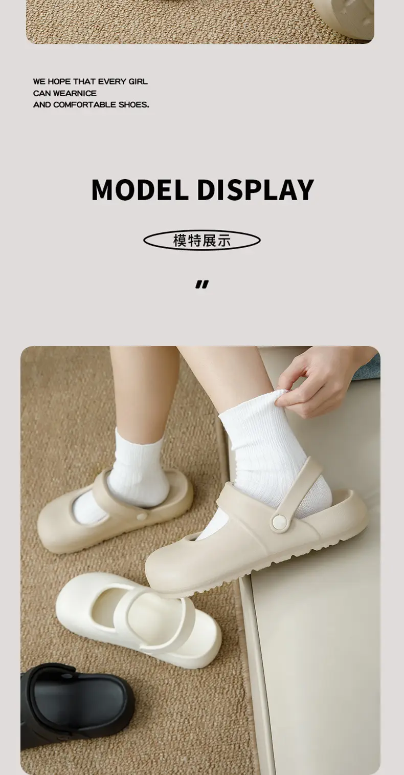 Simple All-match Sandals and Slippers for Women's Summer Slip Feeling Indoor Home 2024 New Arrival Outfit Fashionable Non-slip Baotou — feature 7