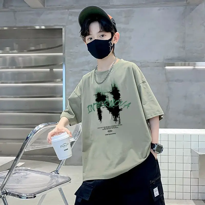 Kids Cotton Printed T-Shirt Short Sleeve Summer Wear - Image 8