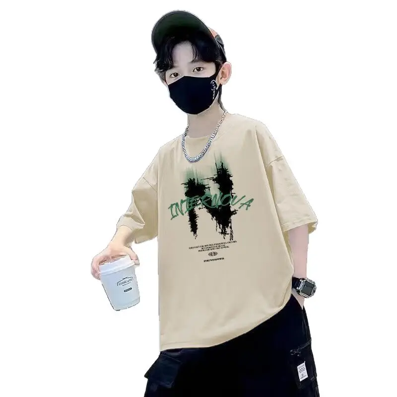 Kids Cotton Printed T-Shirt Short Sleeve Summer Wear - Image 12