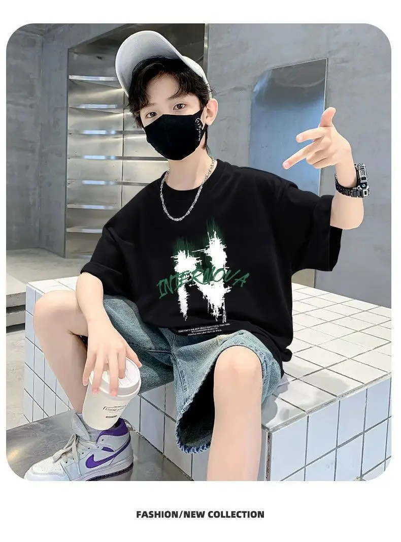 Kids Cotton Printed T-Shirt Short Sleeve Summer Wear — feature 10