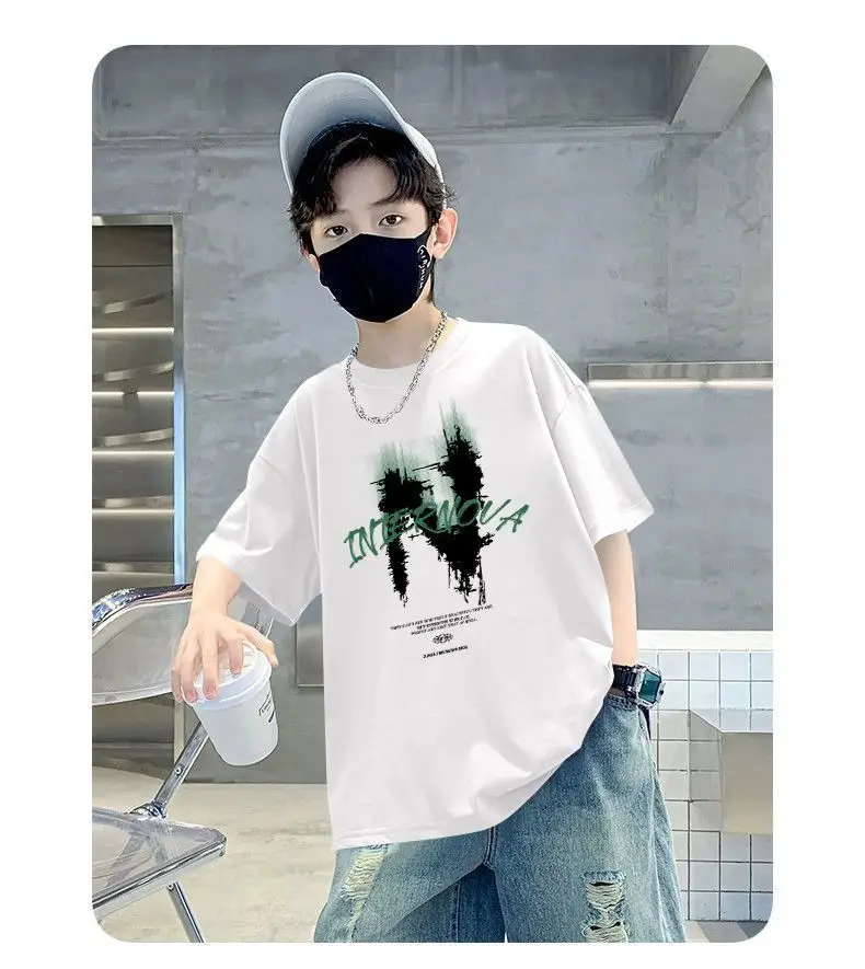 Kids Cotton Printed T-Shirt Short Sleeve Summer Wear — feature 6