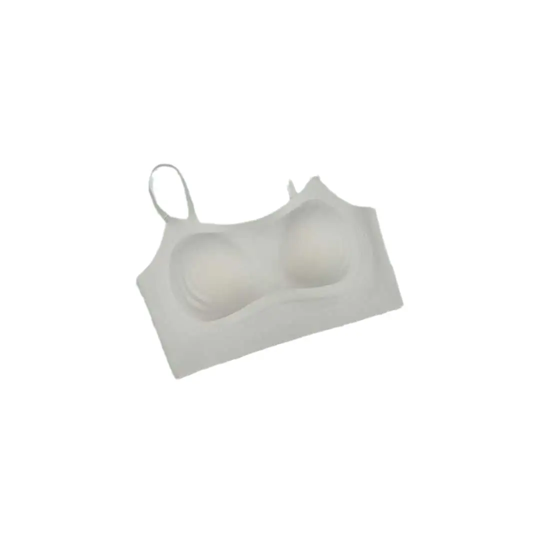 Naked Seamless Underwear Women Small Chest Gathered Up Warm 7A Antibacterial Vest