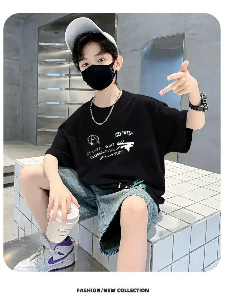 Children Cotton Cartoon T-Shirt Short Sleeve Summer Wear — feature 10