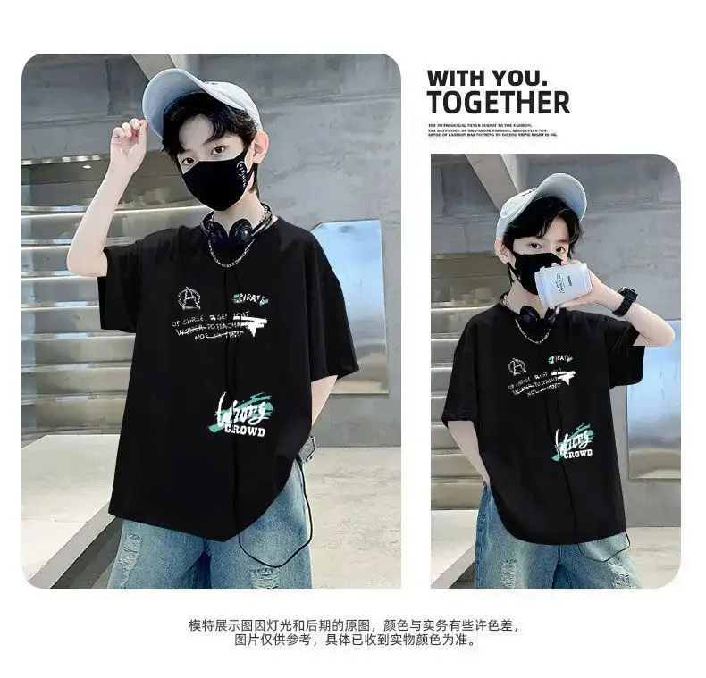 Children Cotton Cartoon T-Shirt Short Sleeve Summer Wear — feature 9