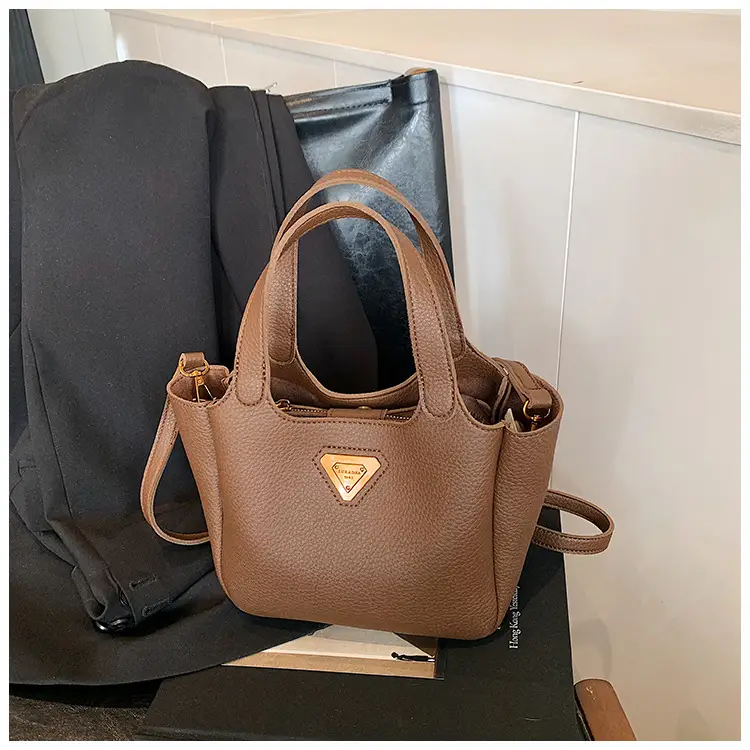 Korean Style Soft Leather Crossbody Bag Brown 2026 — feature 30