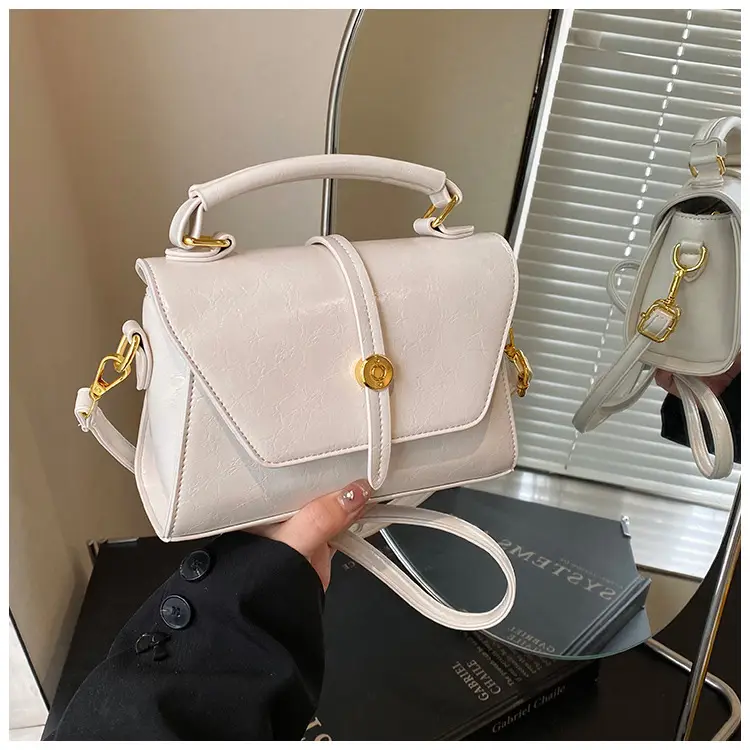 White Korean Style Shoulder Bag for Women 2025 - Image 3
