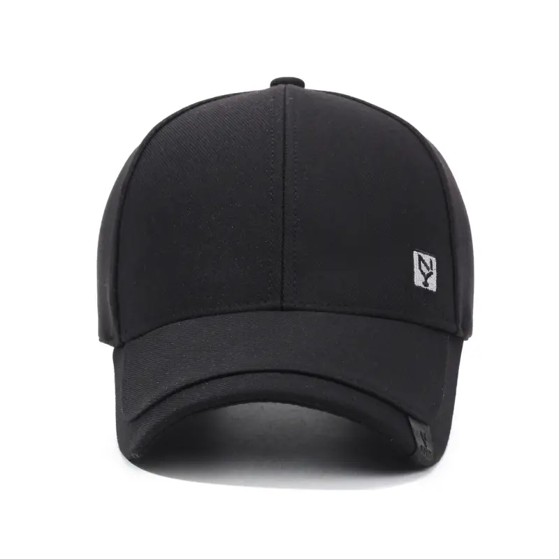 Black Korean Style Baseball Cap for Men - Image 7