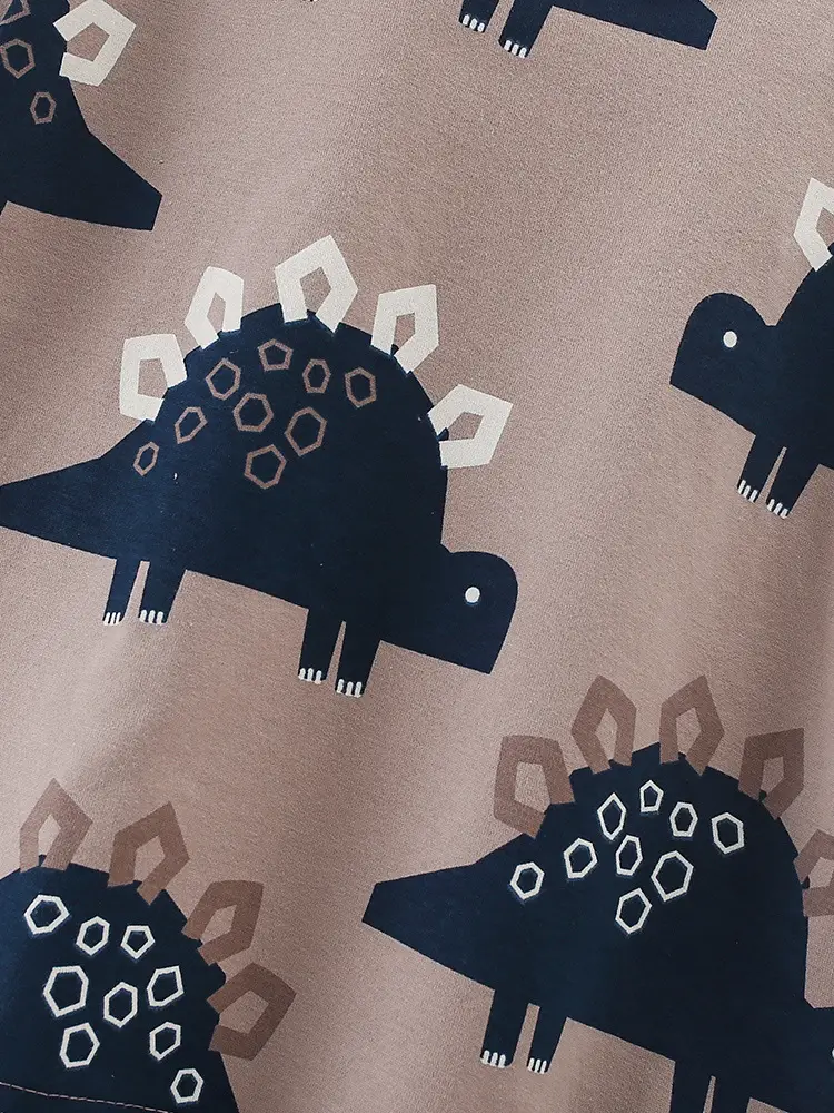 Cross-border Maltese Boys Dinosaur T-Shirt Shorts Set - Image 4