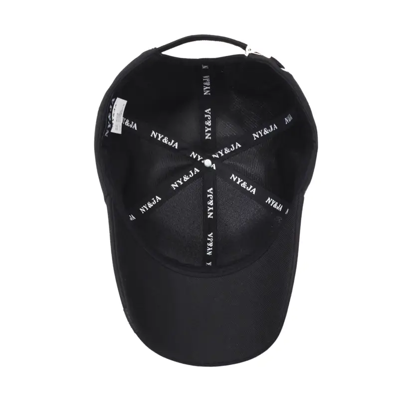 Men's Grey Logo Baseball Cap with Brand Name
