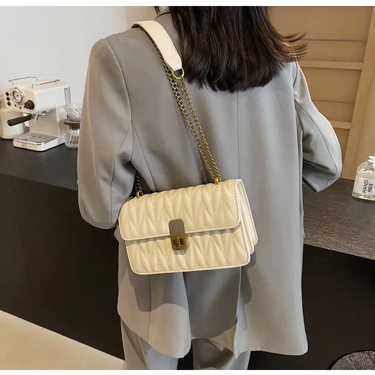 Korean Style Quilted Shoulder Bag Brown 2026 — feature 25