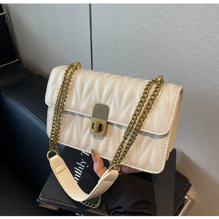 Korean Style Quilted Shoulder Bag Brown 2026 — feature 40