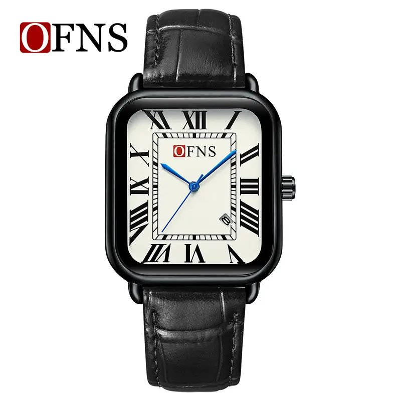 OFNS Women's Square Roman Scale Watch Green Silicone - Image 13
