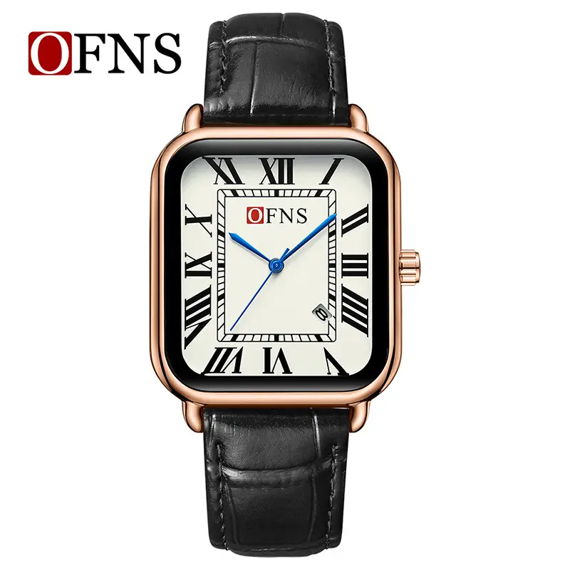 OFNS Women's Square Roman Scale Watch Green Silicone - Image 14
