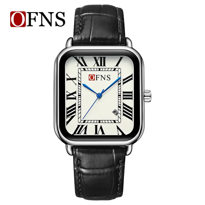 OFNS Women's Square Roman Scale Watch Green Silicone - Image 15