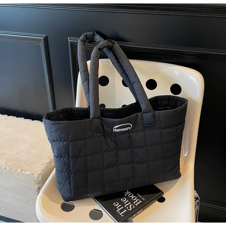 Black Rhombic Crossbody Bag Women Large Capacity 2025 — feature 26