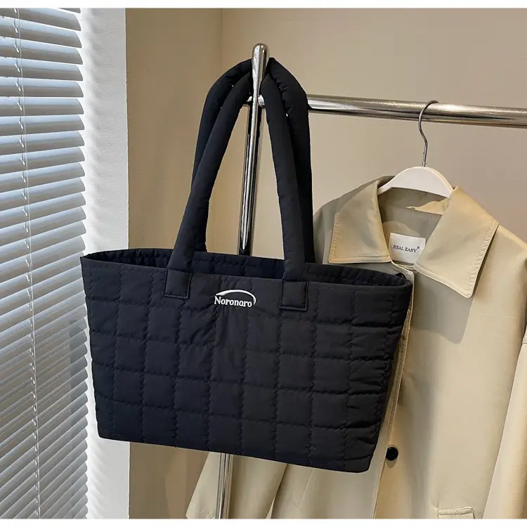 Black Rhombic Crossbody Bag Women Large Capacity 2025 — feature 27