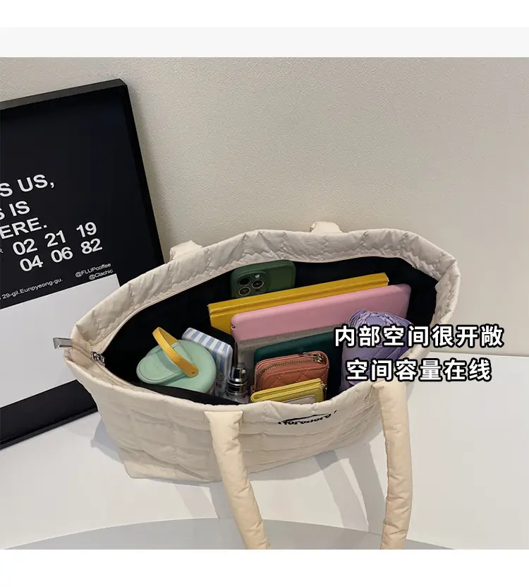 Black Rhombic Crossbody Bag Women Large Capacity 2025 — feature 7