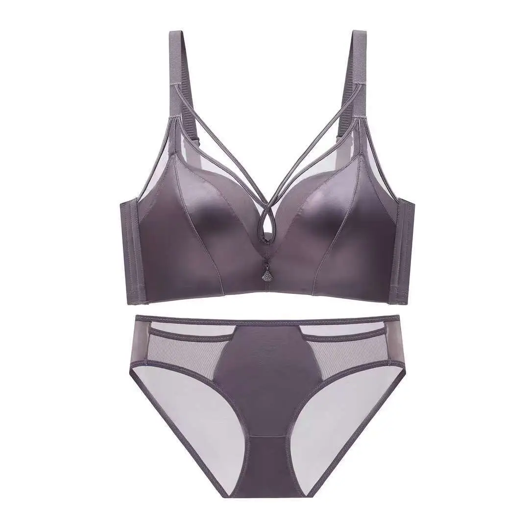 Women's Pink Push Up Non Steel Ring Adjustable Bra Small - Image 13