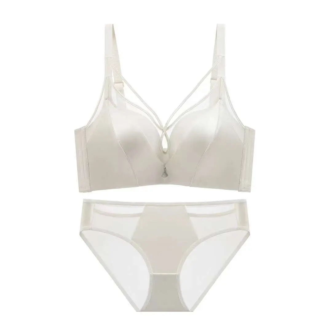 Women's Pink Push Up Non Steel Ring Adjustable Bra Small - Image 15