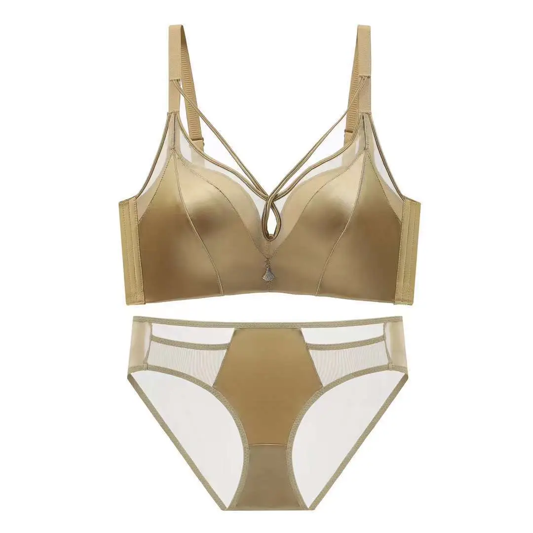 Women's Pink Push Up Non Steel Ring Adjustable Bra Small - Image 9