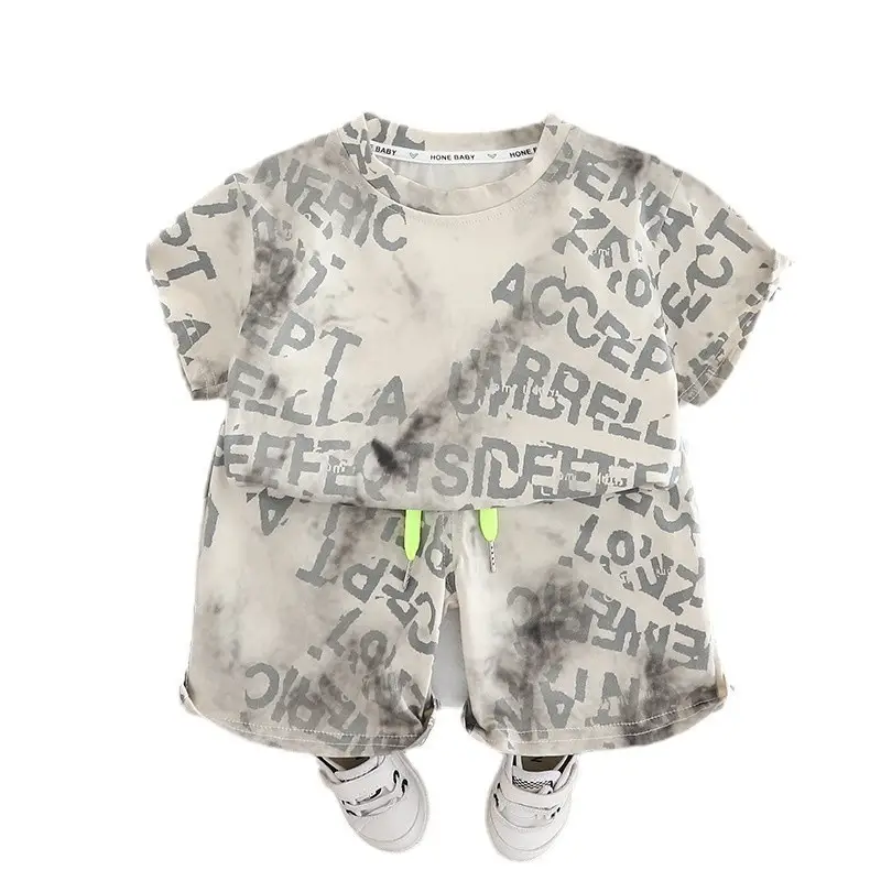 Boys Tie Dye Summer Shorts T-Shirt Set 2025 - Image 5