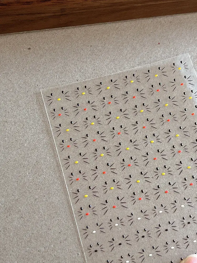 YITU Ant Embossed Cartoon Nail Art Sticker — feature 9