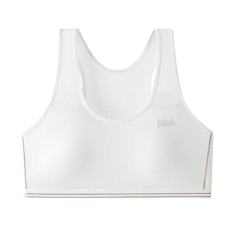 Junior high school students fixed cup sports girls' underwear 12-16 years old developmental students girls bra vest high school students