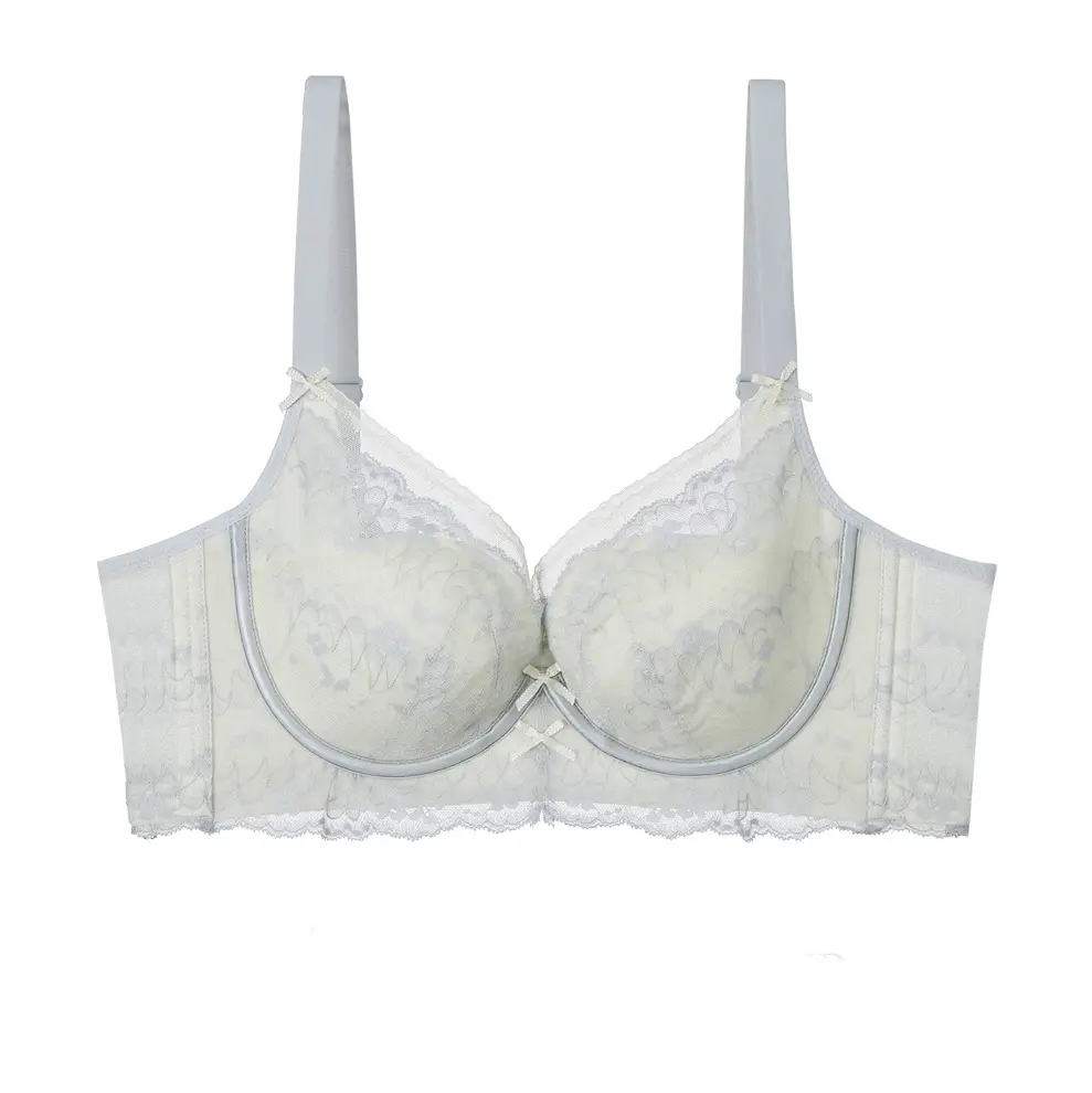 White Lace Underwear Chest Large Small Adjustable Gather-up - Image 9