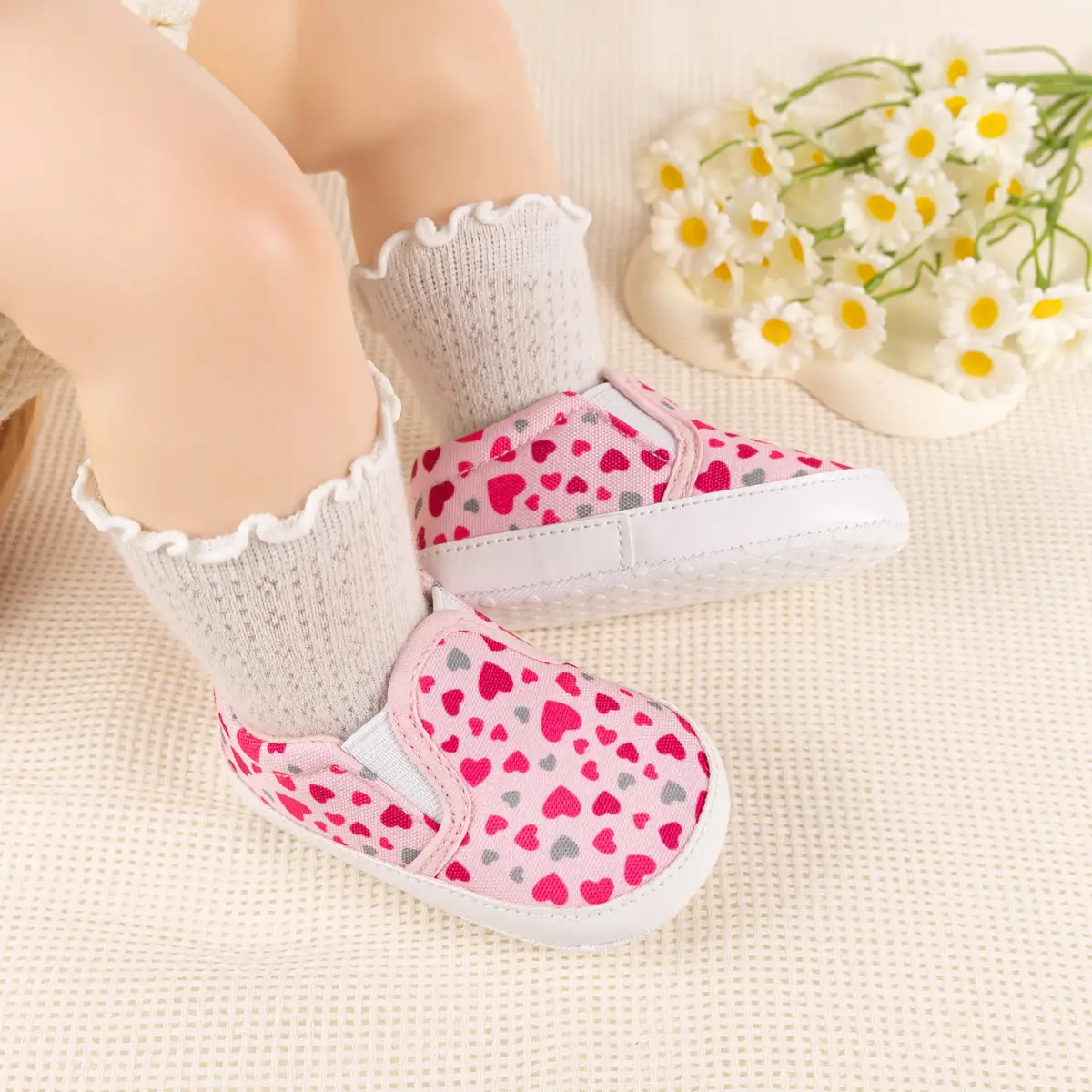 2025 Cross-border Spring and Summer New Love Strawberry Toddler Shoes Non-slip Soft Sole Slip-on Baby Shoes Baby Shoes — feature 10
