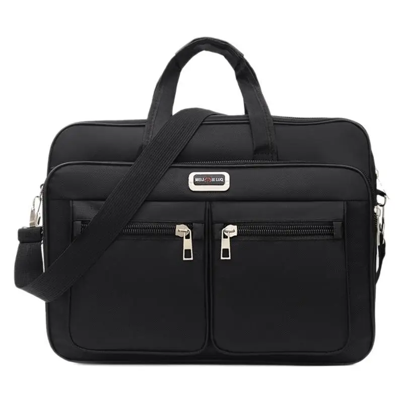 Men's Water Repellent Laptop Bag with Crossbody Strap - Image 9