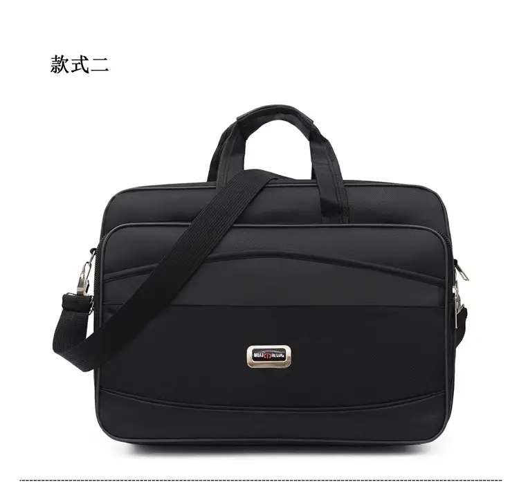 Men's Water Repellent Laptop Bag with Crossbody Strap - Image 2